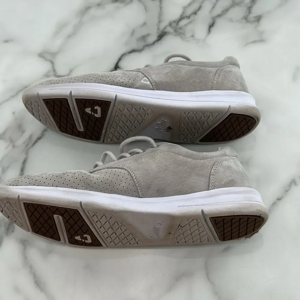 Travis Mathew Cuater Heather Gray Knit Suede‎ Sneaker